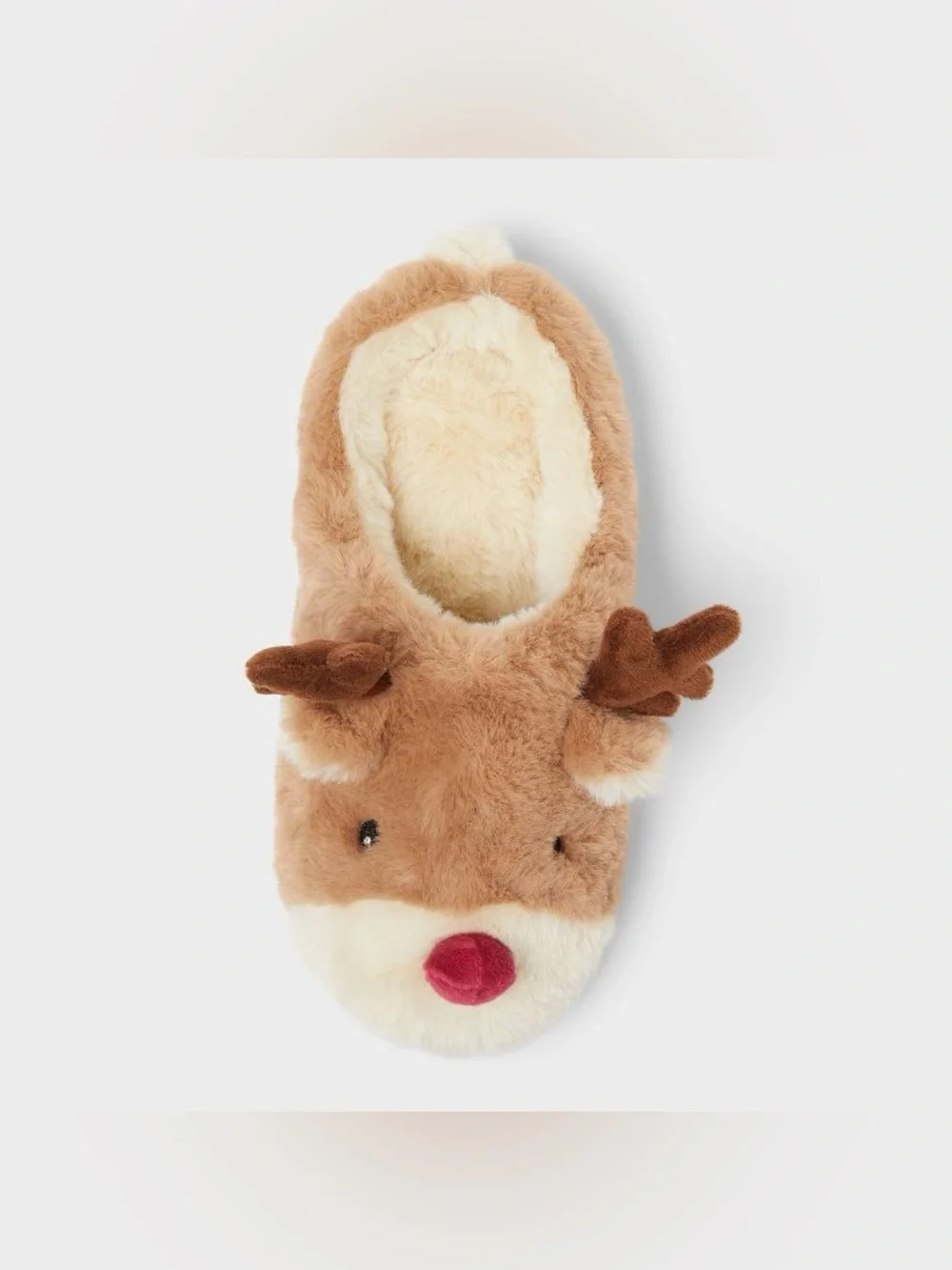 Wondershop Kids' Reindeer Slippers -Unisex Sz 7/8